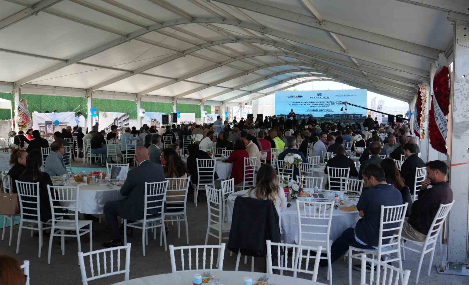 Manisa&rsquo;da iş d&uuml;nyasının yeni prestij merkezi Work&Life i&ccedil;in ilk kazma vuruldu
