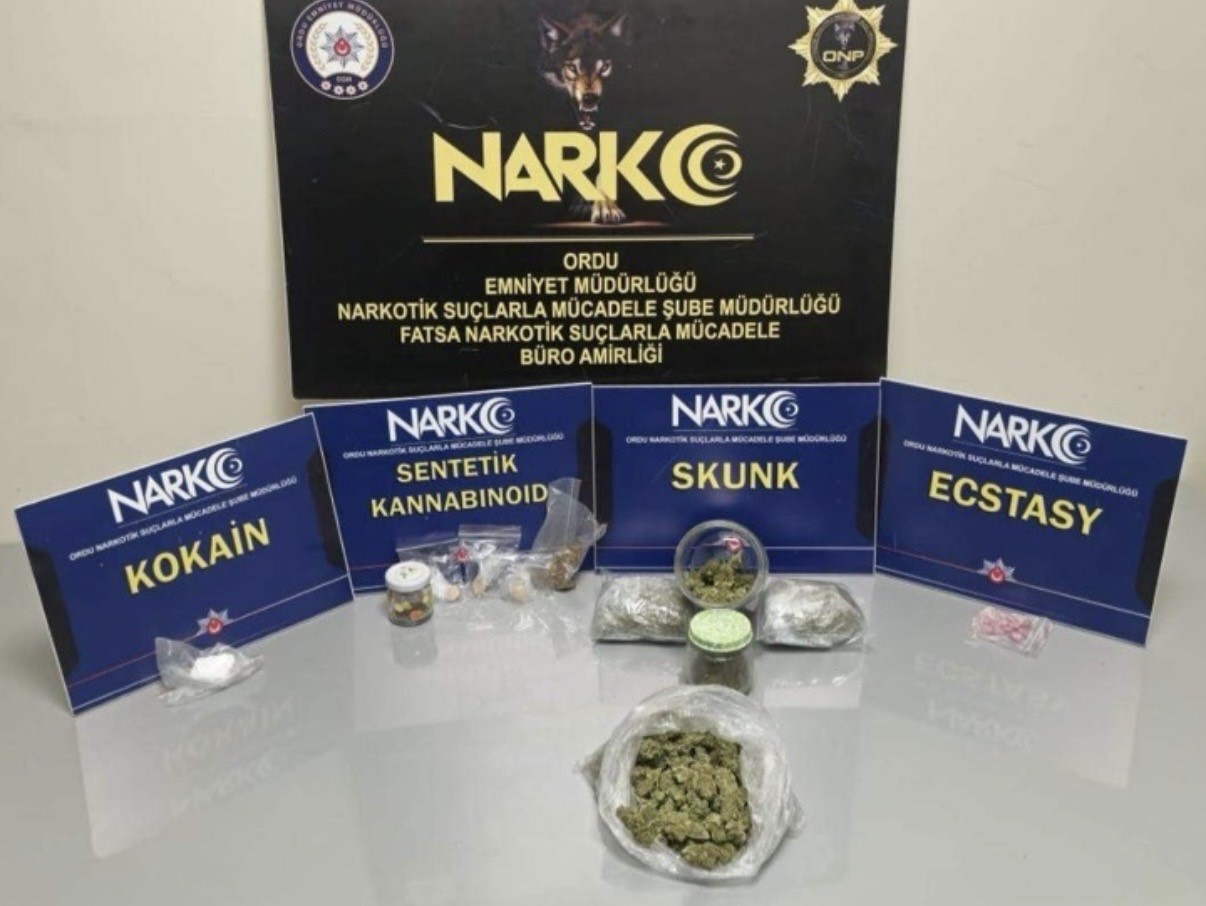 Ordu&rsquo;da uyuşturucu operasyonlarında 7 tutuklama
