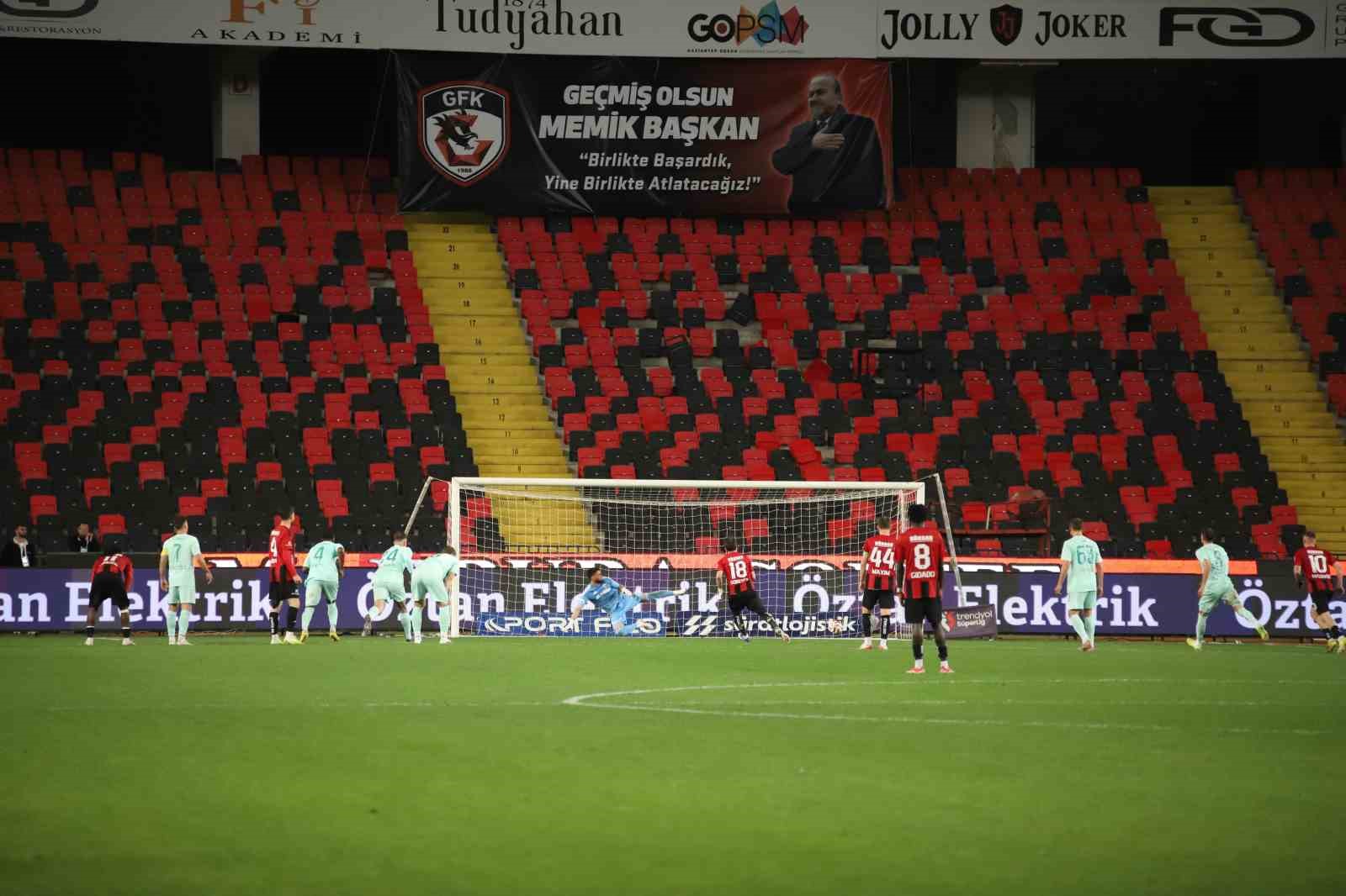 Trendyol Süper Lig: Gaziantep FK: 3 - Kayserispor: 0 (Maç sonucu)
