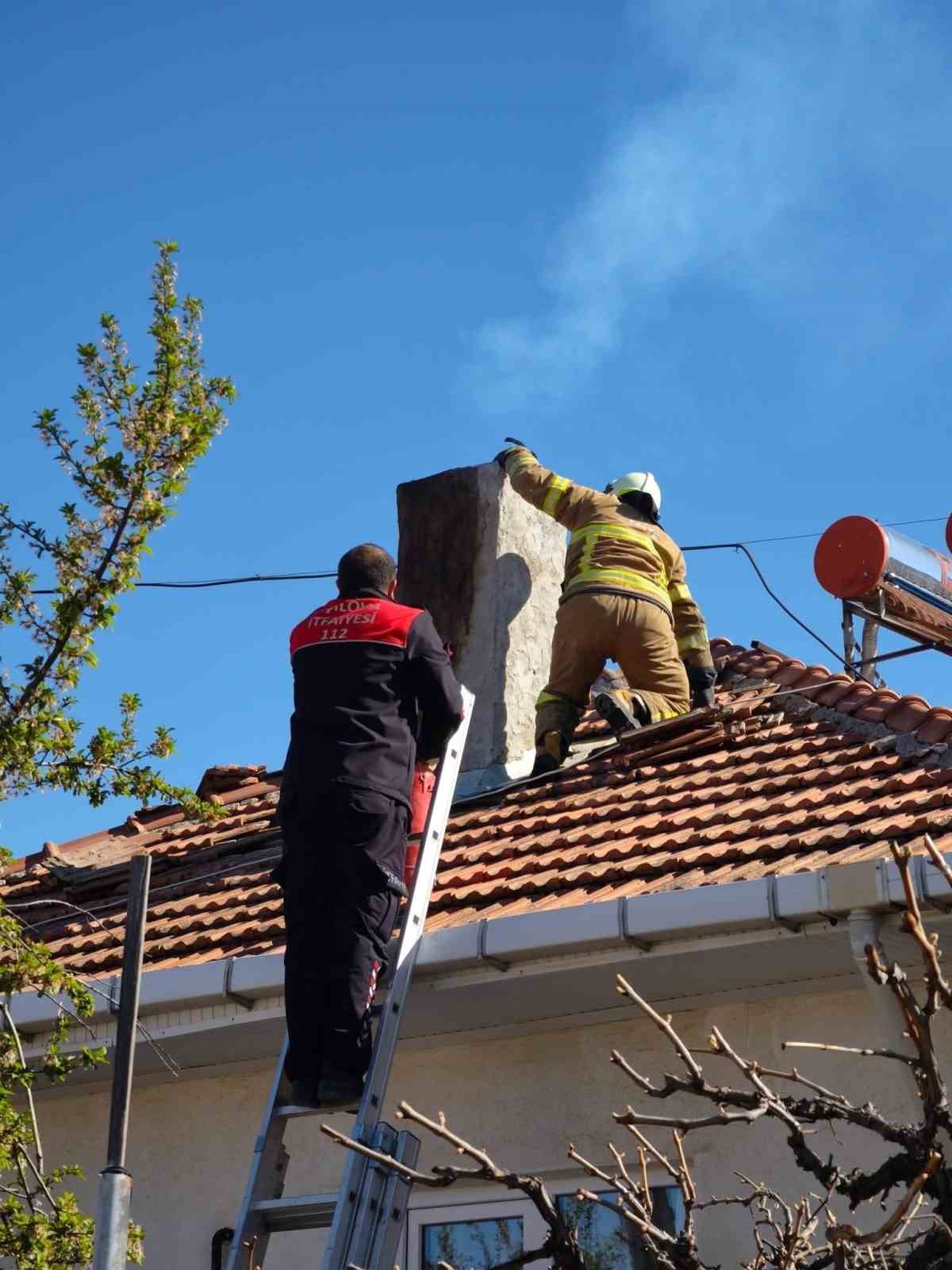 Burdur&rsquo;da baca yangını s&ouml;nd&uuml;r&uuml;ld&uuml;
