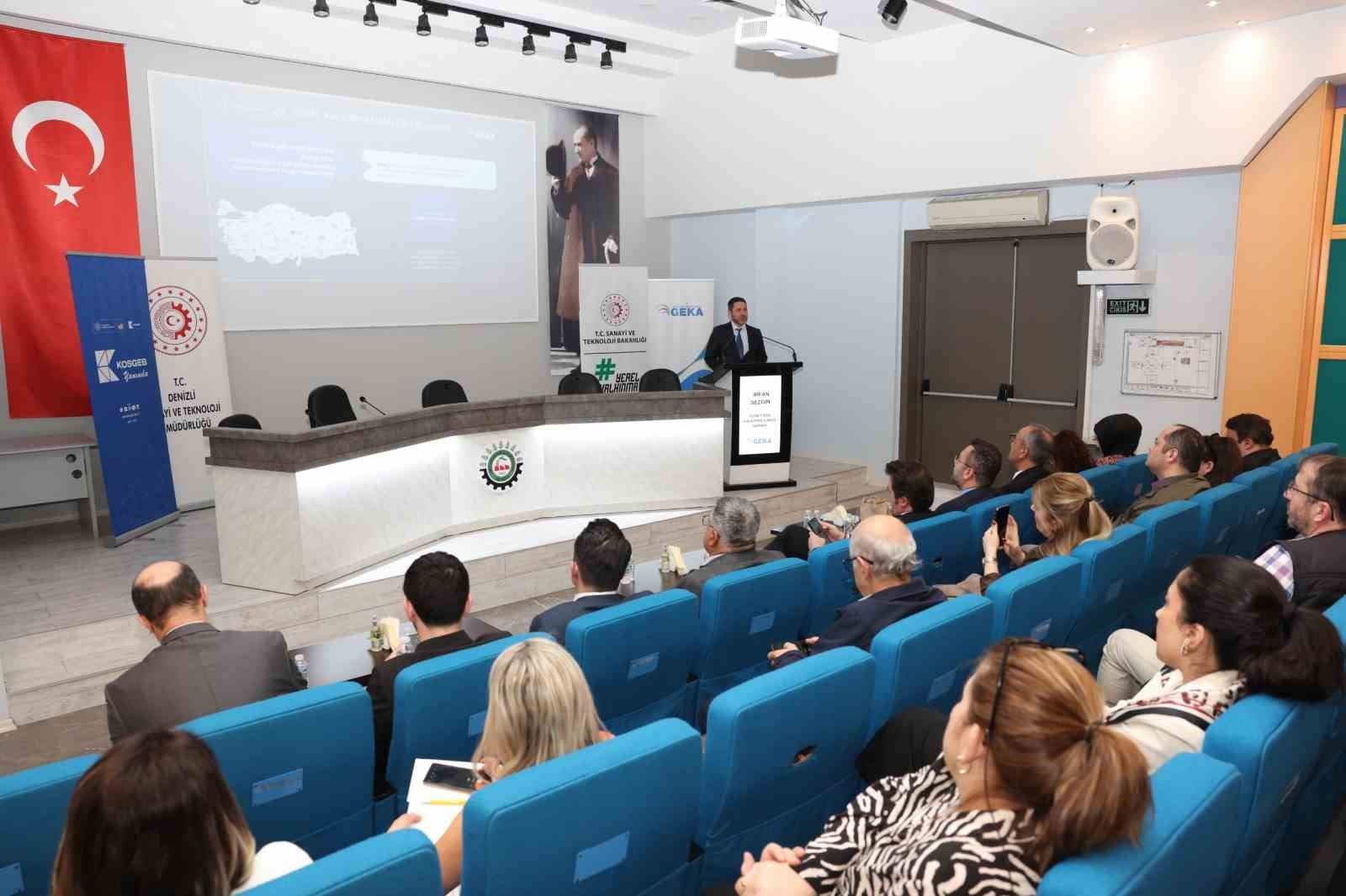 Denizli OSB&rsquo;de devlet destekleri bilgilendirme toplantısı d&uuml;zenlendi
