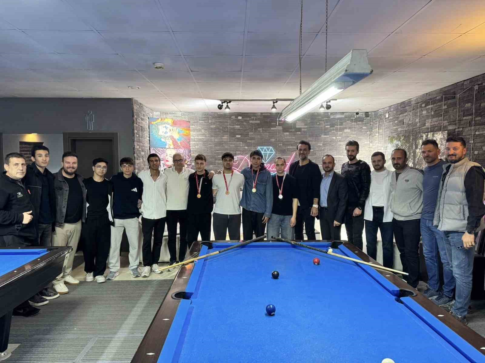 Okul Sporları Pool Bilardo Şampiyonası, D&uuml;zce&rsquo;de yapıldı

