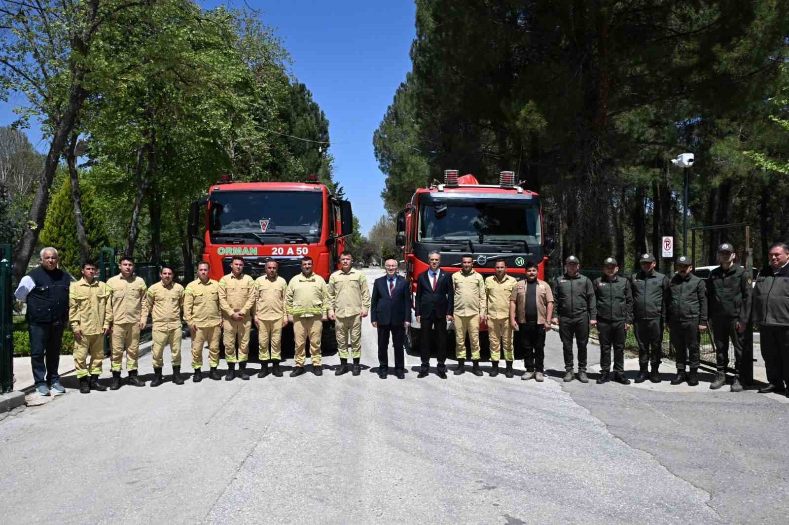 Denizli&rsquo;nin orman yangınlarına karşı m&uuml;cadele hazırlıkları masaya yatırıldı
