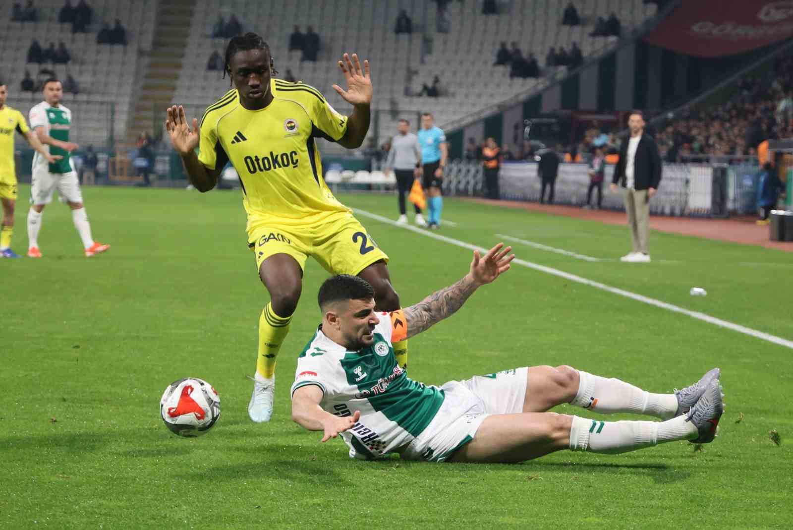 Ziraat T&uuml;rkiye Kupası: Konyaspor: 0 - Fenerbah&ccedil;e: 0 (Ma&ccedil; devam ediyor)
