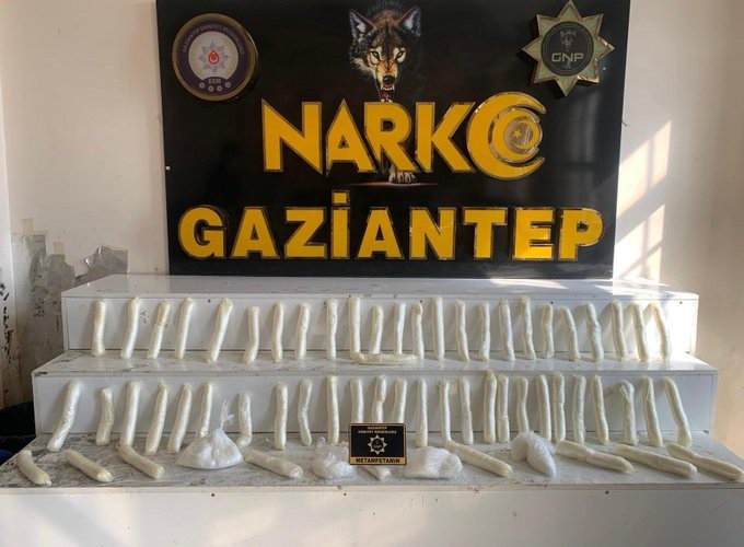 Gaziantep’te 10 kilo metamfetamin ele geçirildi: 1 şahıs tutuklandı