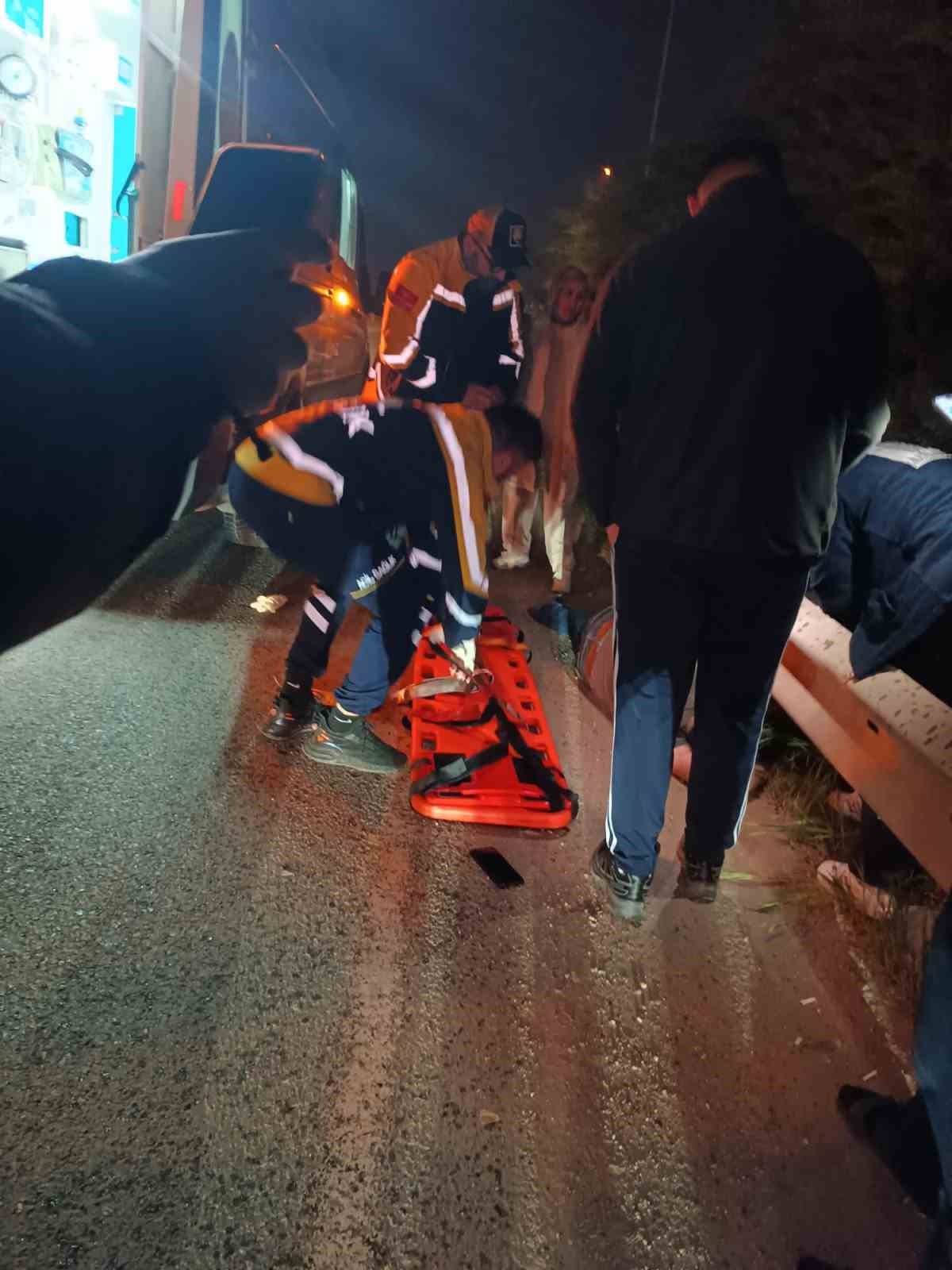 Otomobilin &ccedil;arptığı yaya ağır yaralandı
