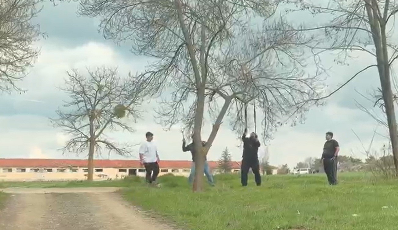 Eskişehir&rsquo;de &lsquo;mangal i&ccedil;in ağa&ccedil; dalını kırmaya &ccedil;alıştılar&rsquo; iddiası
