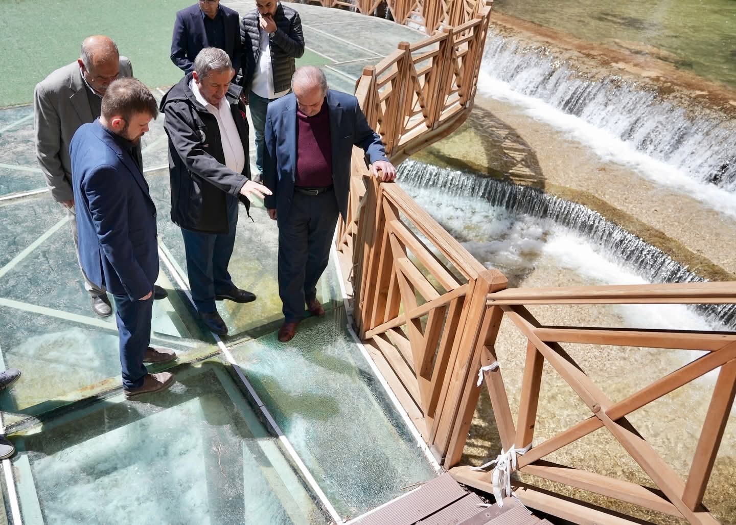 Darende&rsquo;de G&uuml;npınar Şelalesi yaz sezonuna hazırlanıyor
