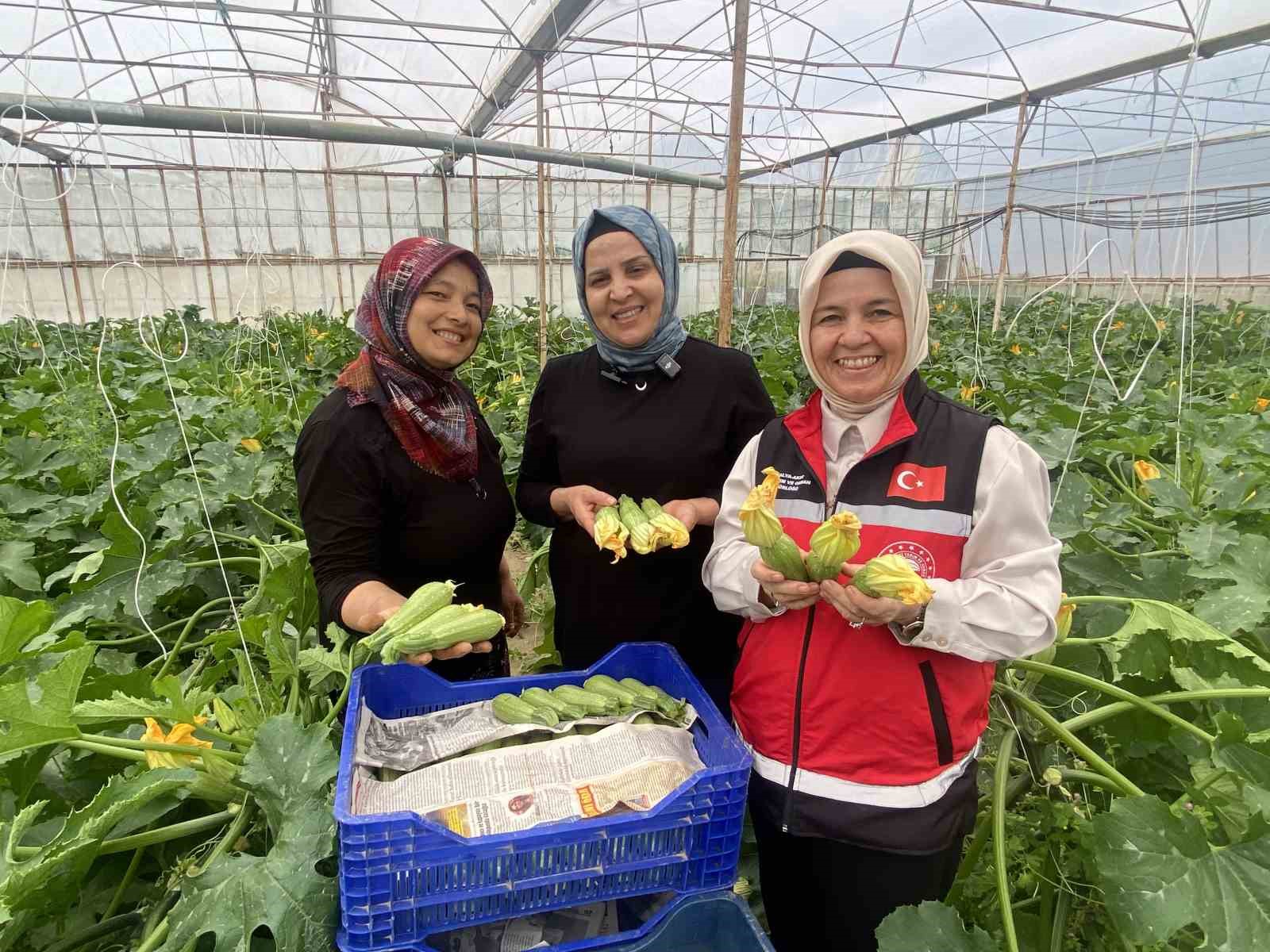 Kadın &ccedil;ift&ccedil;i hem &uuml;retiyor hem ihra&ccedil; ediyor hem de pazarda satıyor
