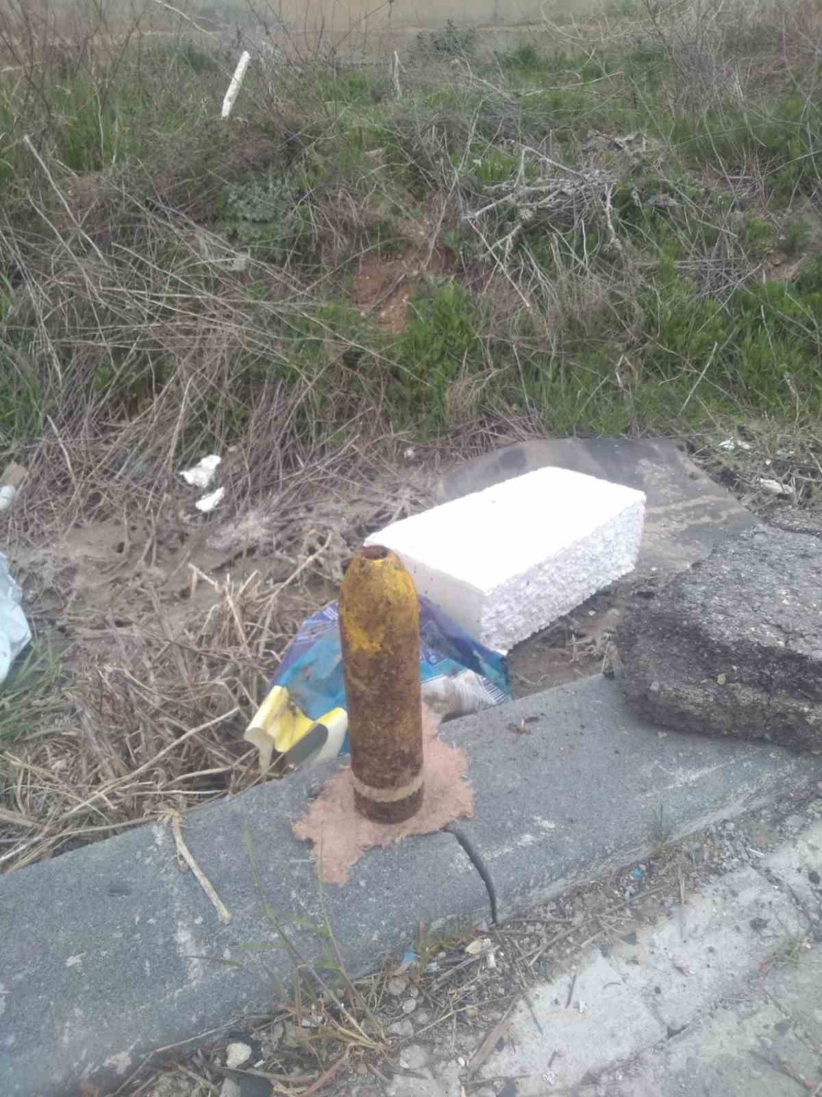 &Ccedil;&ouml;pe atılan havan mermisi paniğe neden oldu
