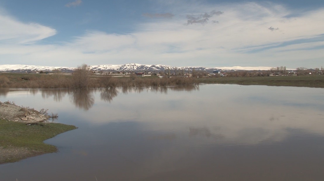 Kars &Ccedil;ayı taştı: Ağa&ccedil;lar sular altında kaldı
