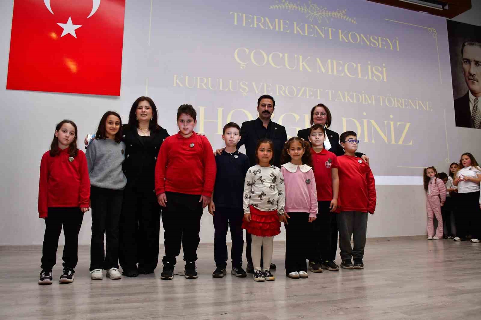 Terme&rsquo;de &ccedil;ocuklar y&ouml;netimi katılıyor
