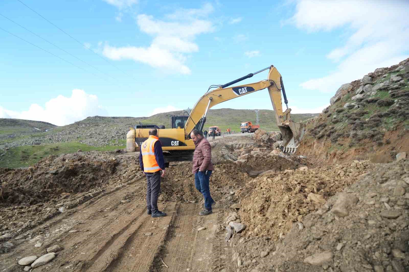 Muş&rsquo;ta kara yolu &ccedil;&ouml;kt&uuml;
