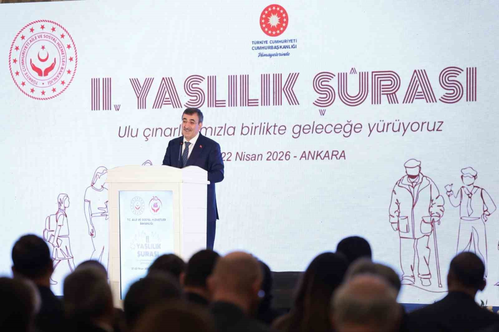 Cumhurbaşkanı Yardımcısı Yılmaz: "‘Uzun Süreli Bakım Sigortası’ sisteminin hayata geçirilmesine yönelik çalışmaları sürdürüyoruz"