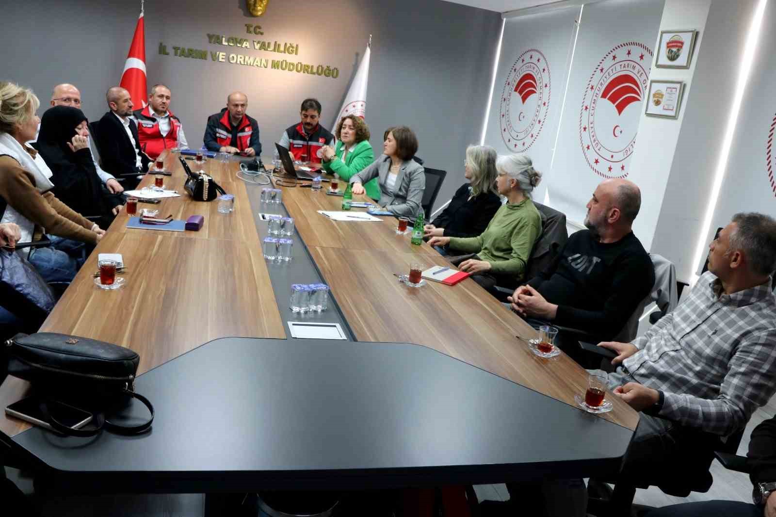 Yalova&rsquo;da yaban mersini &uuml;reticilerine eğitim
