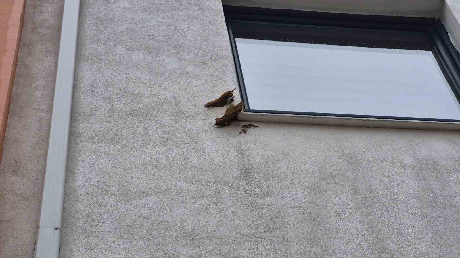 Fırtına binanın &ccedil;atısını u&ccedil;urdu, faciadan d&ouml;n&uuml;ld&uuml;
