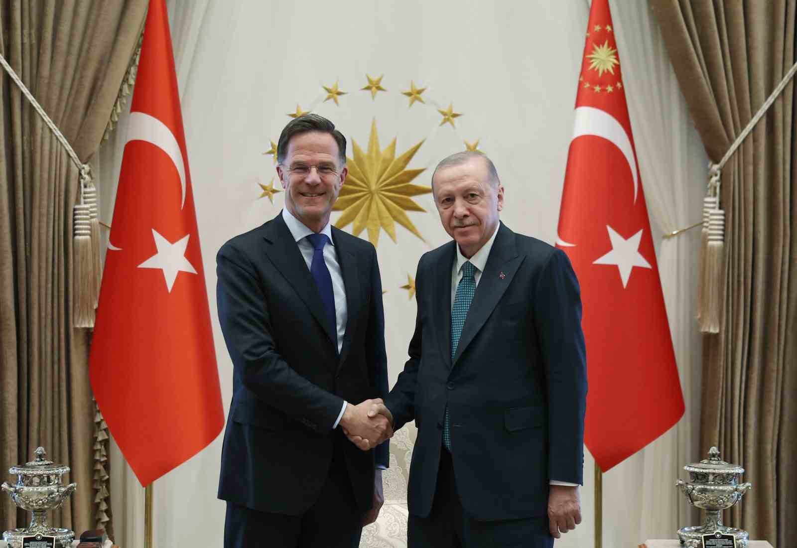 Cumhurbaşkanı Erdoğan, NATO Genel Sekreteri Rutte’yi kabul etti