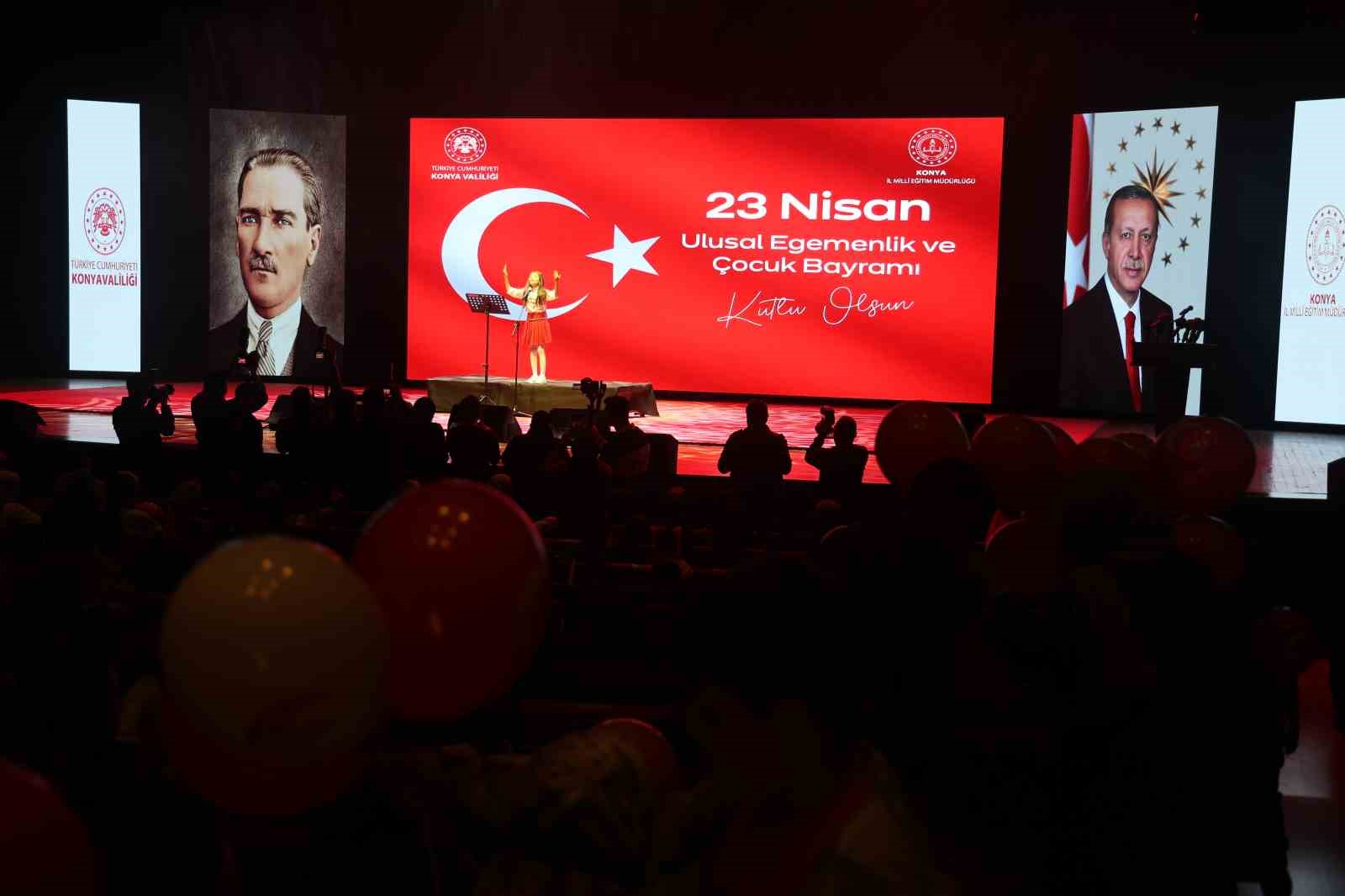 Konya’da 23 Nisan Ulusal Egemenlik ve Çocuk Bayramı coşkusu