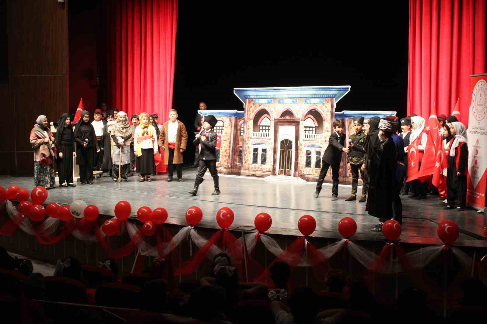 Kayseri&rsquo;de 23 Nisan coşkuyla kutlandı
