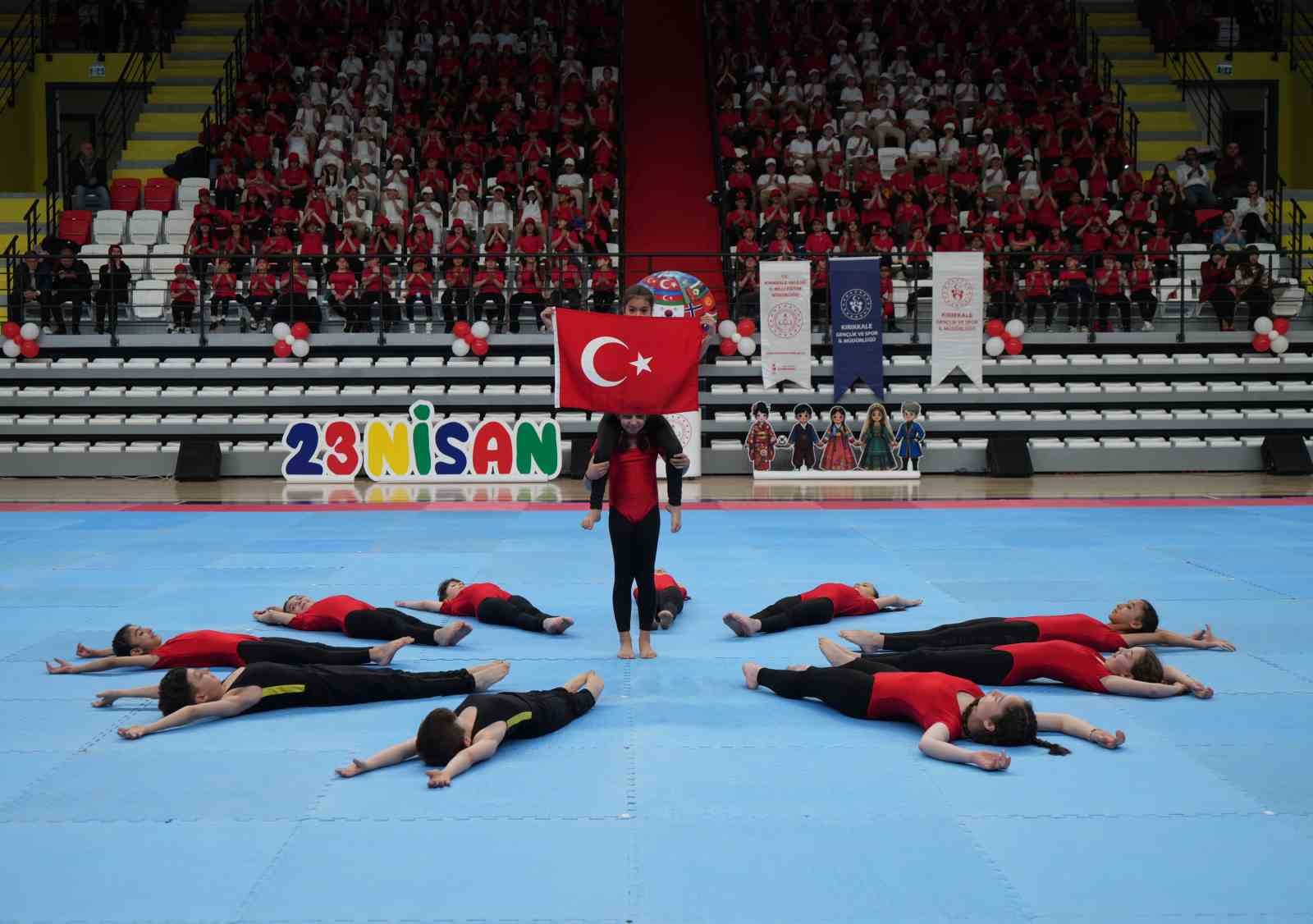 Kırıkkale’de 23 Nisan etkinlikleri renkli görüntülere sahne oldu