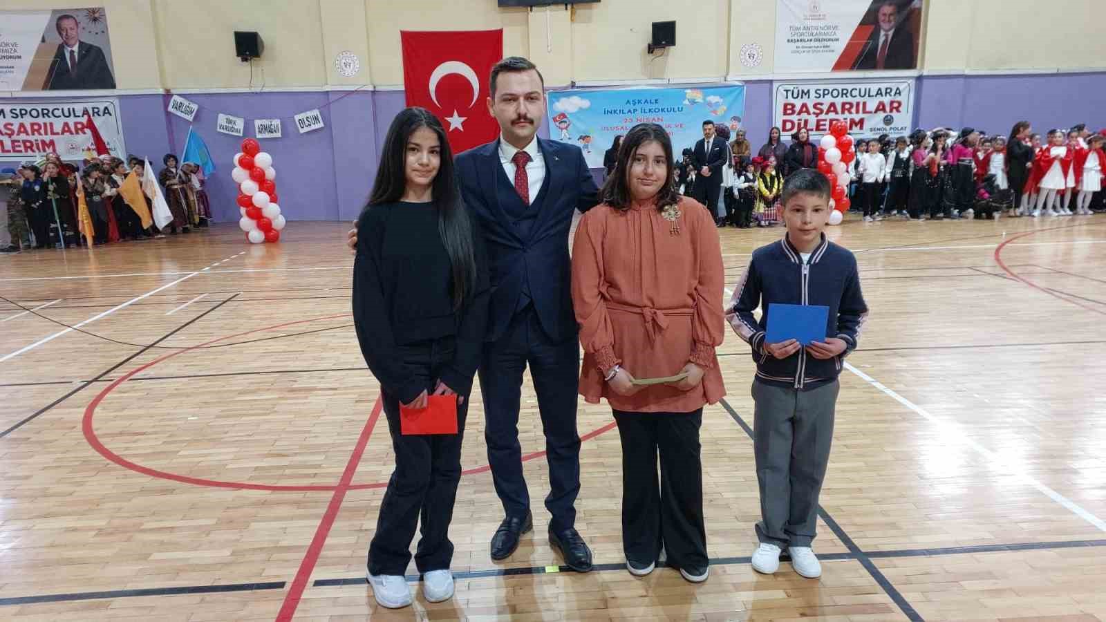 Aşkale&rsquo;de 23 Nisan coşkusu
