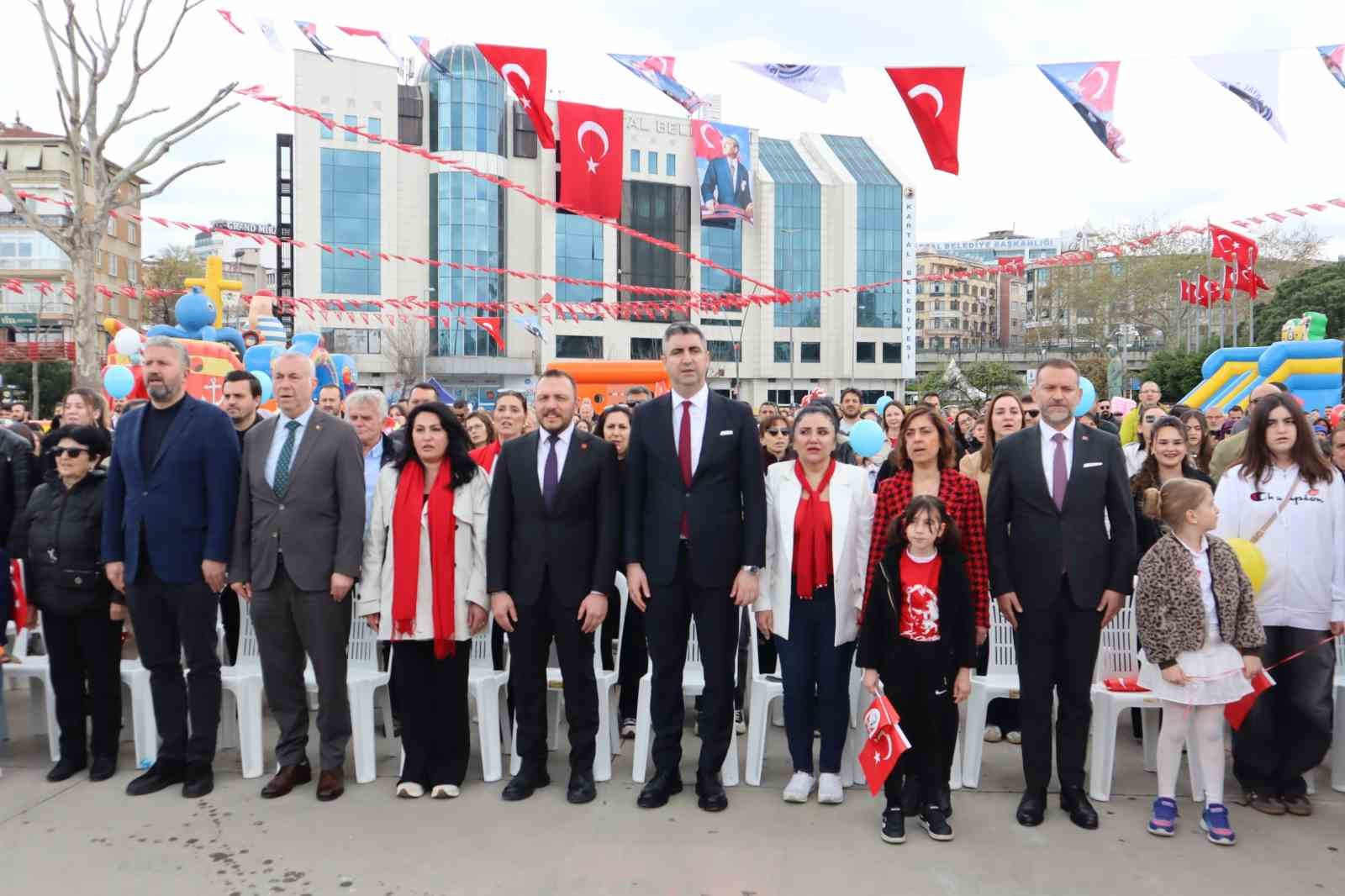 Kartal&rsquo;da Ulusal Egemenlik ve &Ccedil;ocuk Bayramı coşkuyla kutlandı
