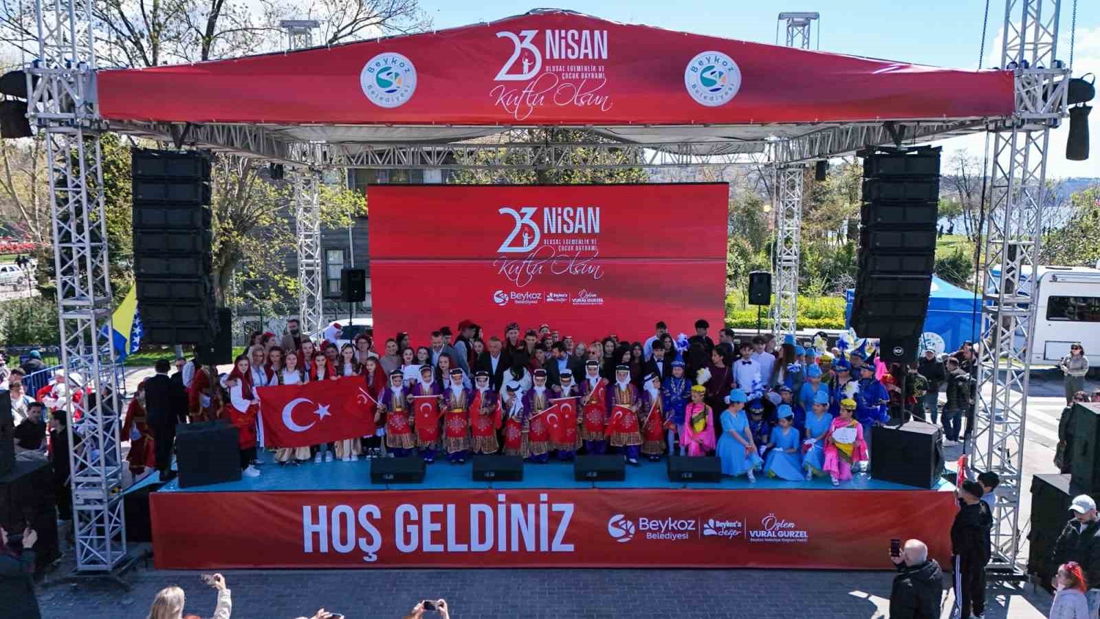 Beykoz’da çocuklar bayramın tadını doyasıya çıkardı