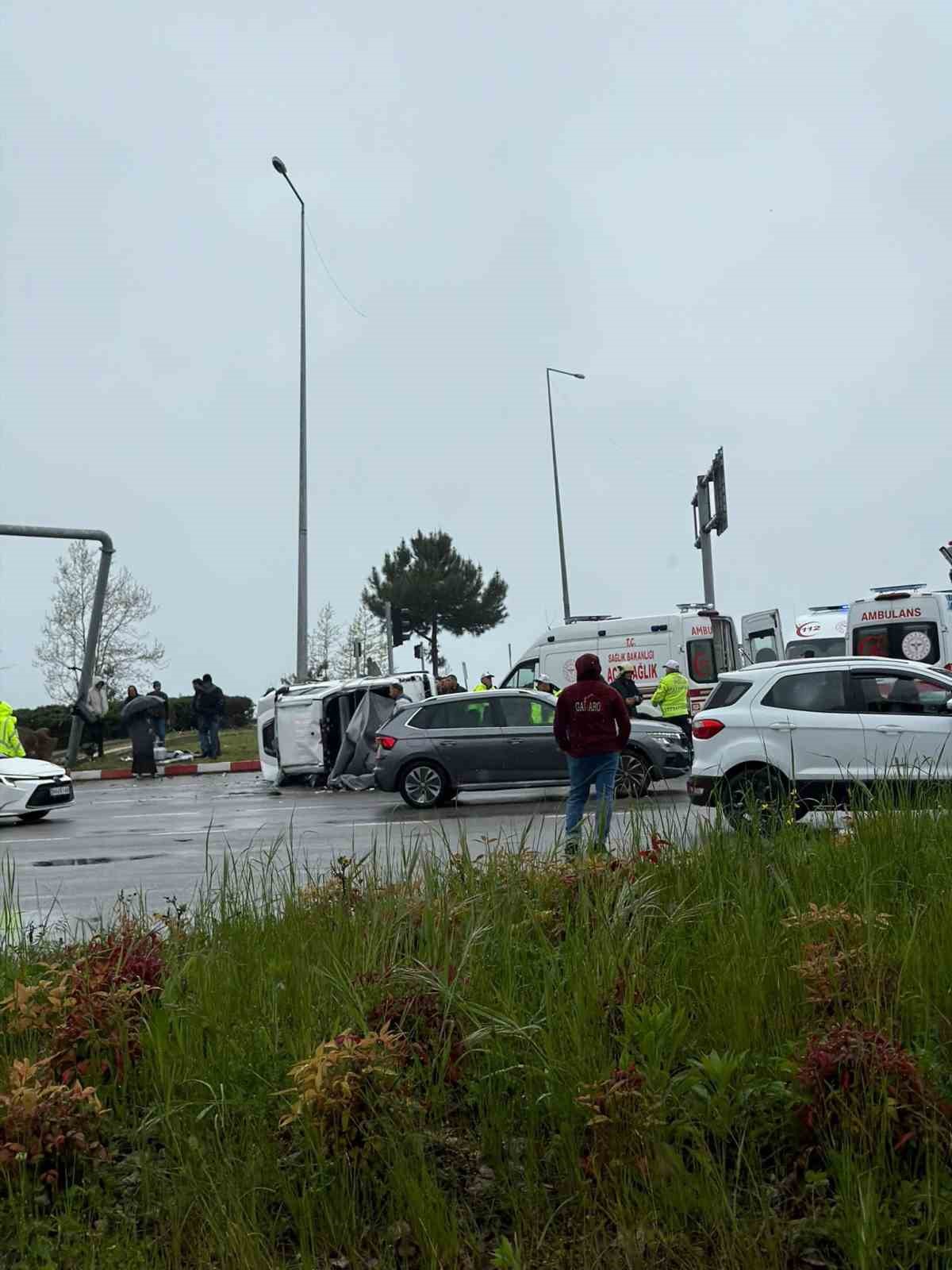 Giresun&rsquo;da trafik kazası: 4 yaralı
