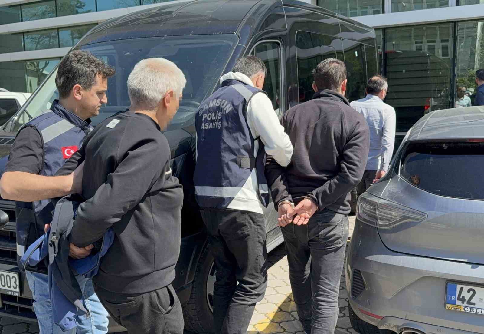 Samsun&rsquo;da "Son Balkon" operasyonunda 2 kişi adliyeye sevk edildi
