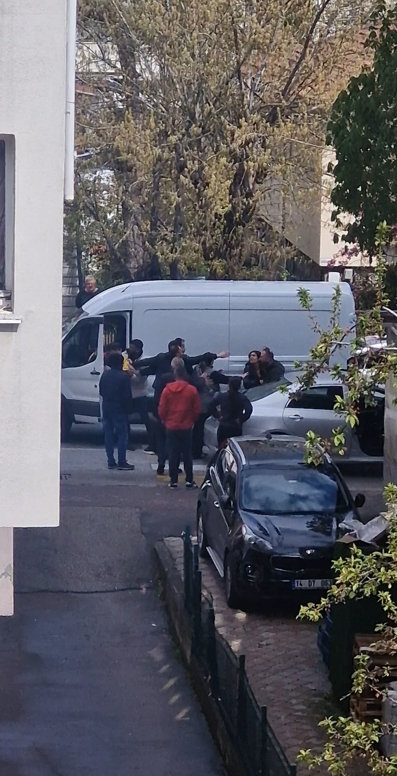 Bolu’da yol verme kavgası: O anlar kamerada