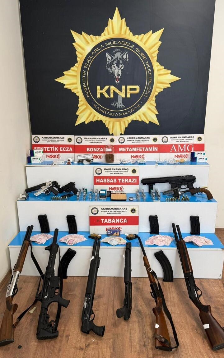 Kahramanmaraş&rsquo;ta uyuşturucu operasyonu: 45 tutuklama
