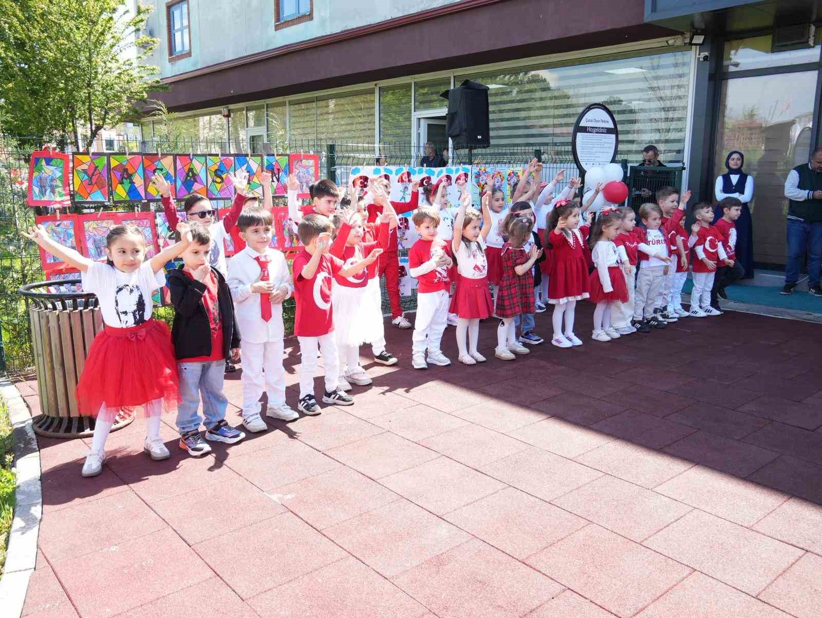 &Ccedil;ocuklar G&uuml;nd&uuml;z Bakımevinde 23 Nisan b&uuml;y&uuml;k bir coşku ile kutladı
