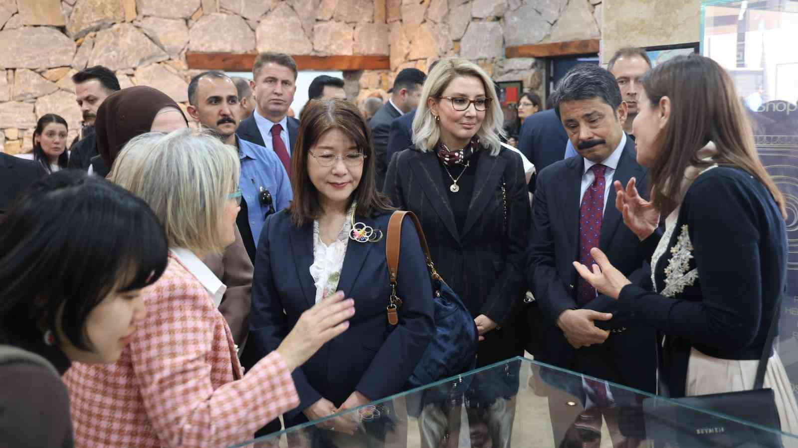 Kırşehir&rsquo;de Sakura Festivali ve Plastik Sanatlar Sergisi A&ccedil;ıldı
