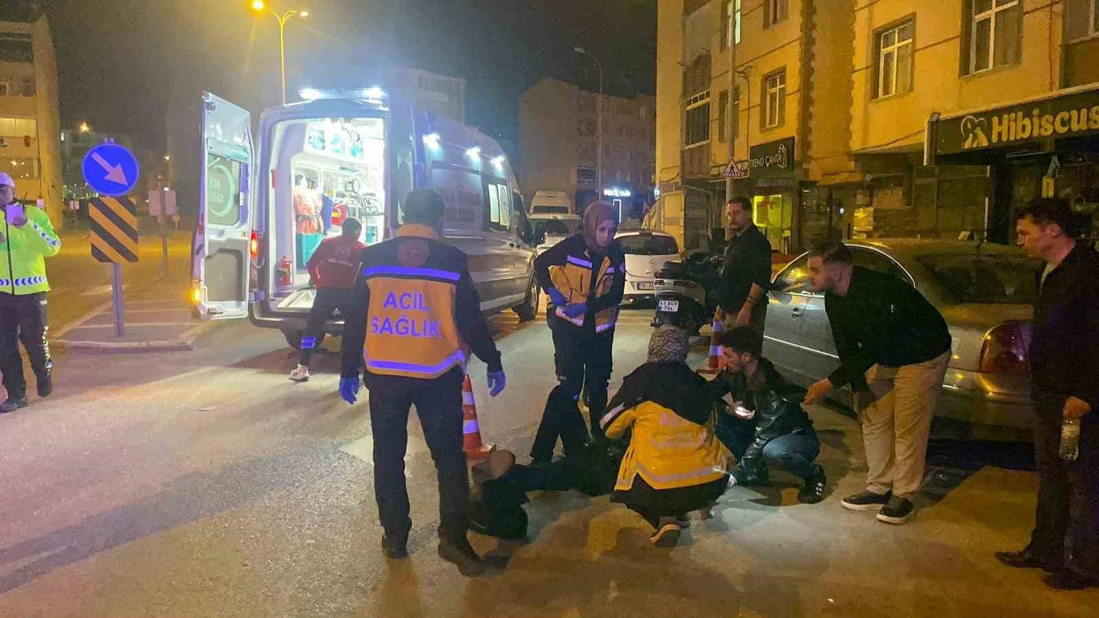 Karaman&rsquo;da motosiklet kazası: 2 yaralı
