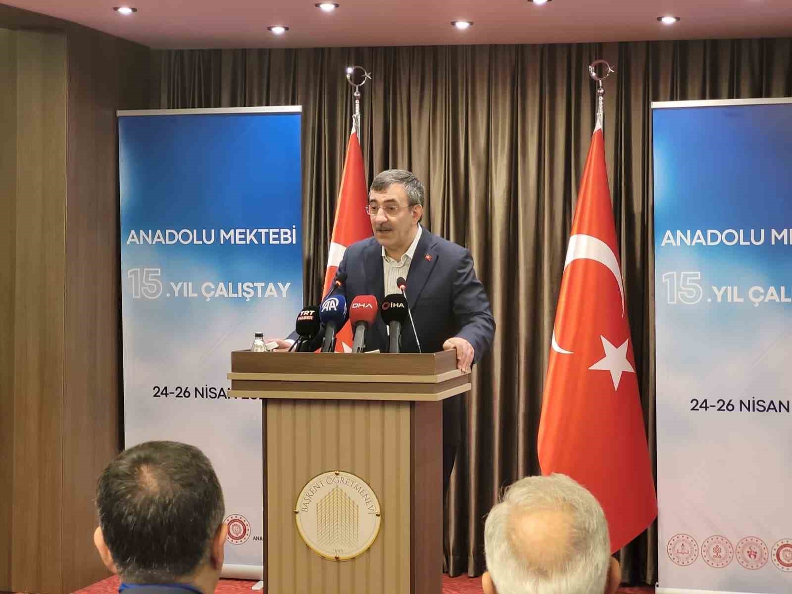 Cumhurbaşkanı Yardımcısı Yılmaz: "&Uuml;lkemiz, d&uuml;nyanın &ouml;nde gelen y&uuml;ksek&ouml;ğretim sistemlerinden biri haline gelmiştir"
