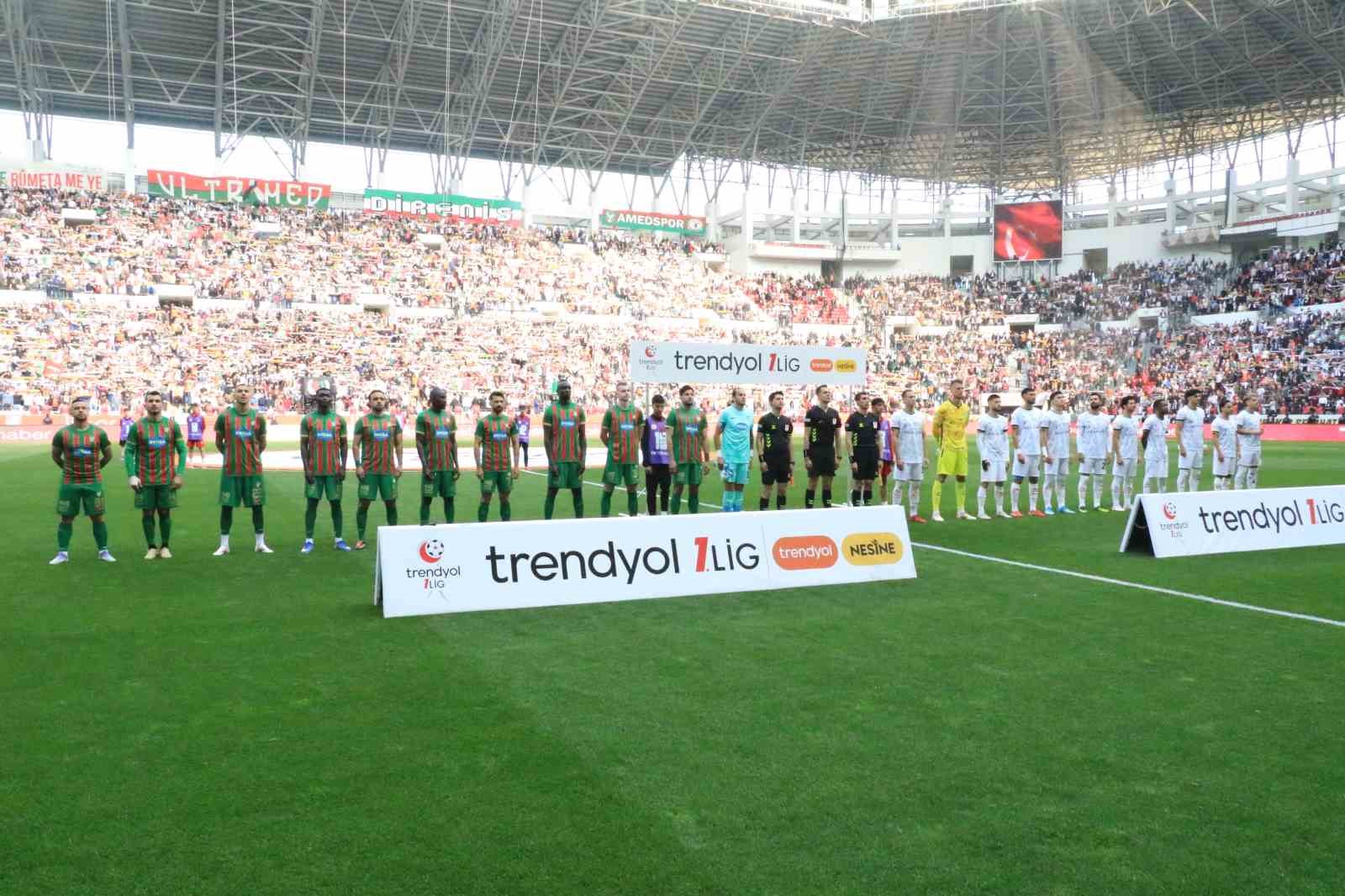 Trendyol 1. Lig: Amed Sportif Faaliyetler: 1 - Bodrum FK: 1
