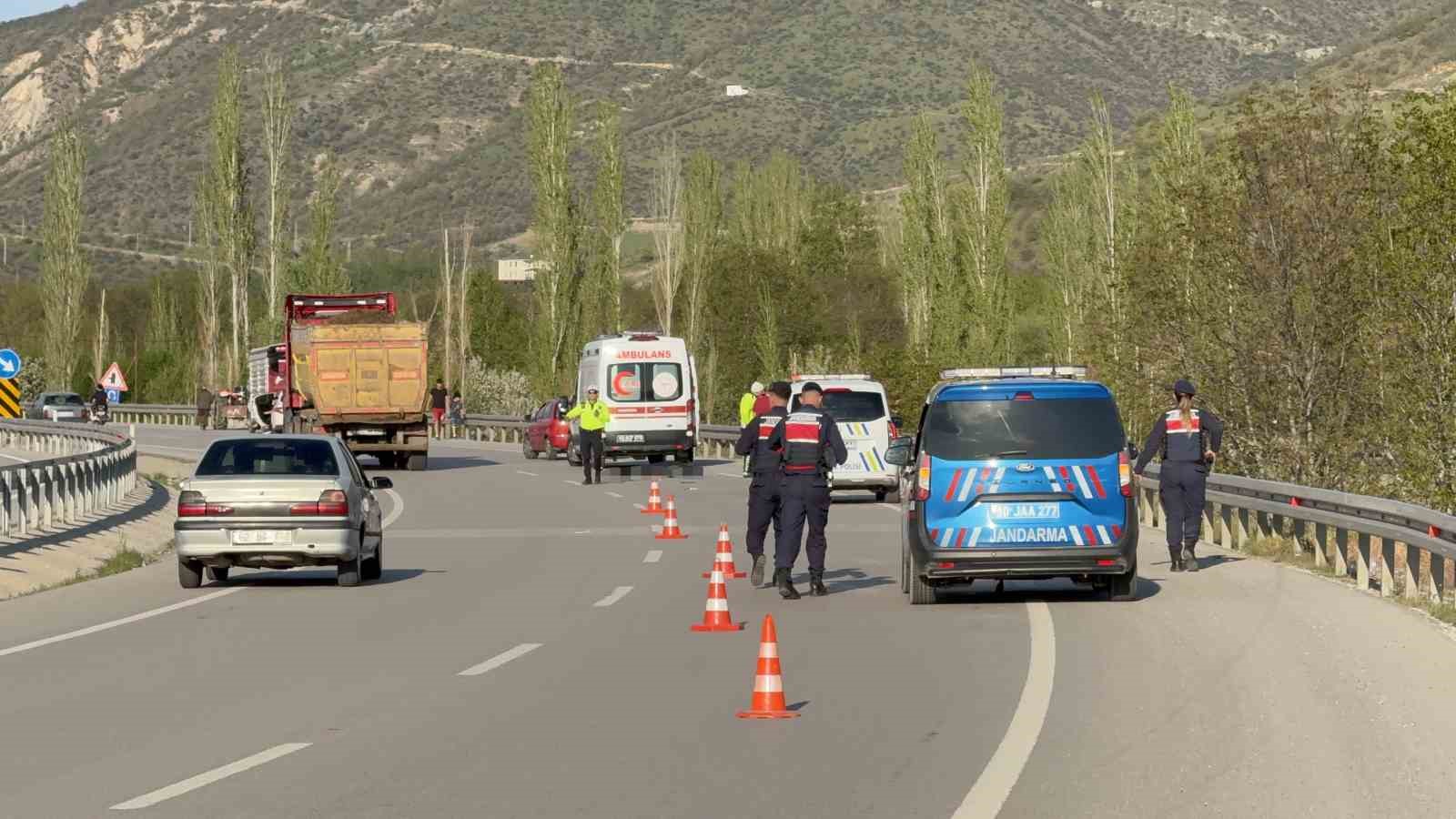 Tokat&rsquo;ta motosiklet kazası: 1 &ouml;l&uuml;
