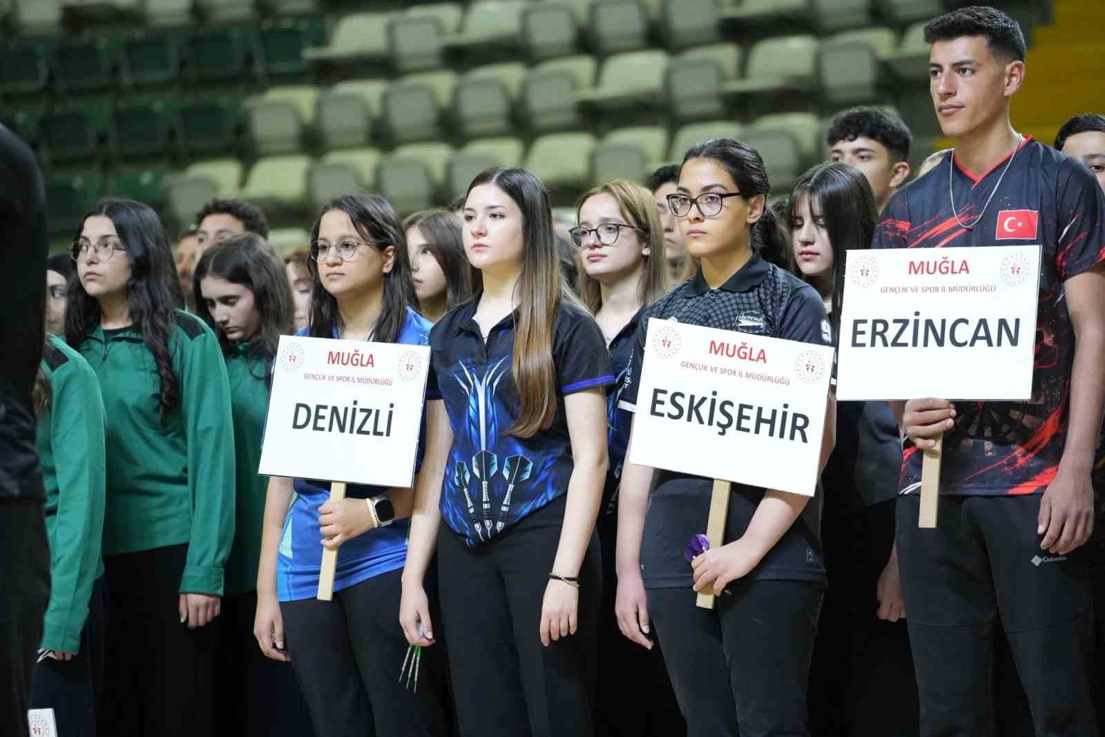 Muğla&rsquo;da Okul Sporları Dart T&uuml;rkiye Birinciliği başladı
