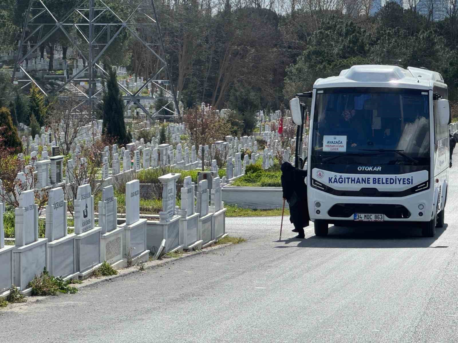 Kağıthane Belediyesi&rsquo;nden kabir ziyaretlerine kolaylık
