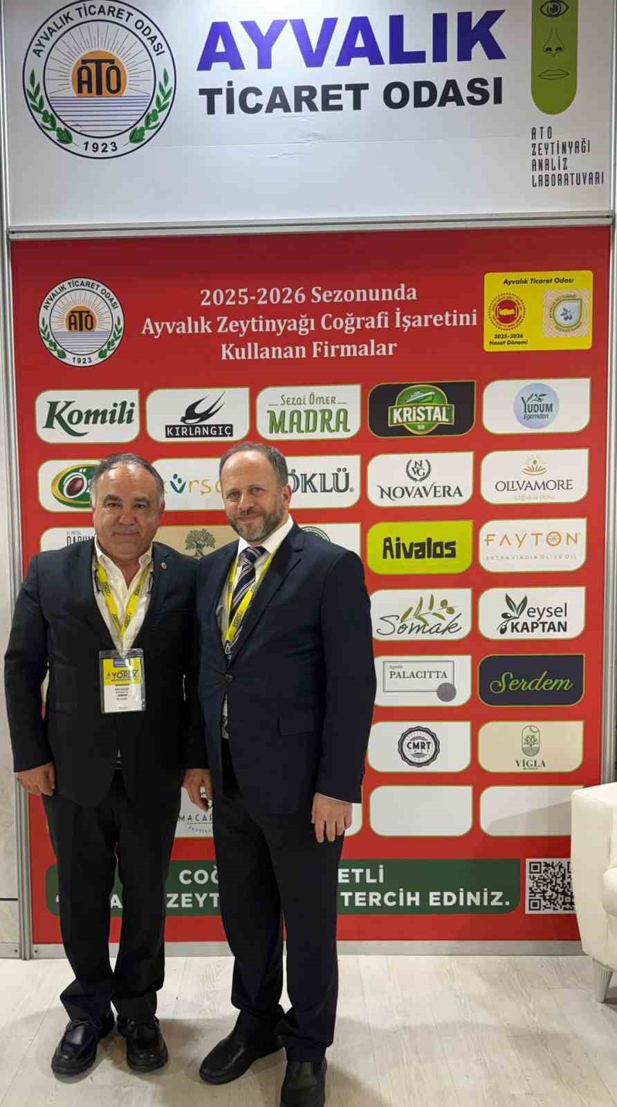 Y&ouml;rex&rsquo;te Ayvalık Ticaret Odası&rsquo;nın geliştirdiği "&Uuml;r&uuml;n Kimliği" uygulamasına yoğun ilgi
