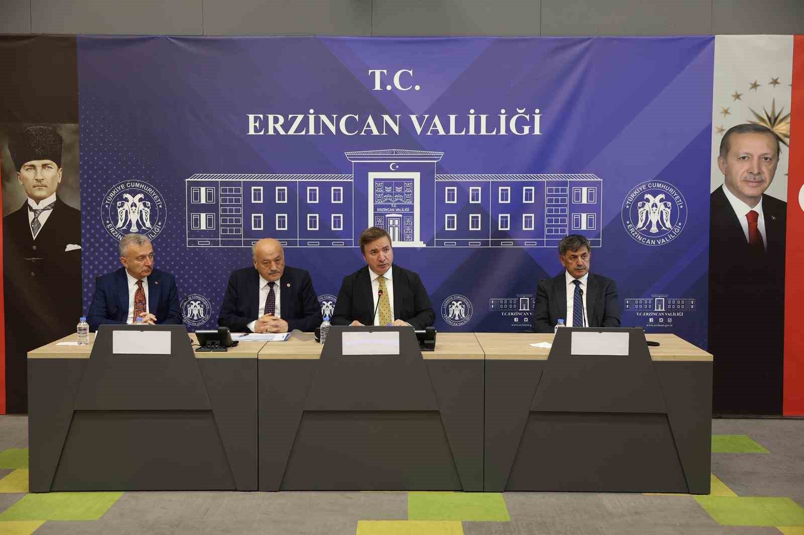 Erzincan&rsquo;da İl Koordinasyon Kurulu Toplantısı ger&ccedil;ekleştirildi
