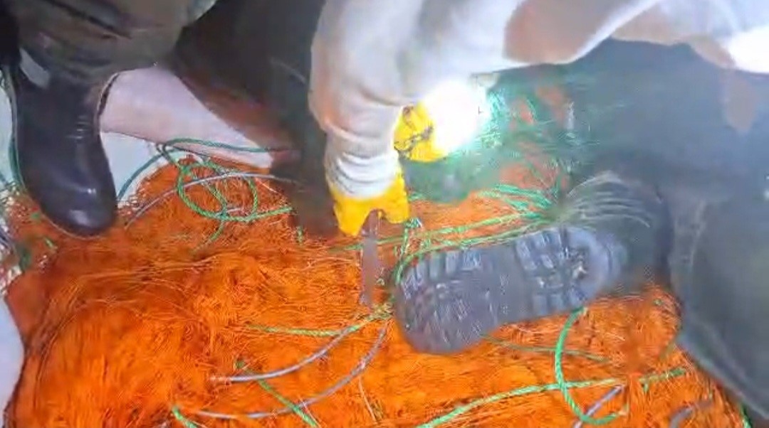 Elazığ&rsquo;da ka&ccedil;ak avcılara ait 300 metrelik ağ ele ge&ccedil;irildi
