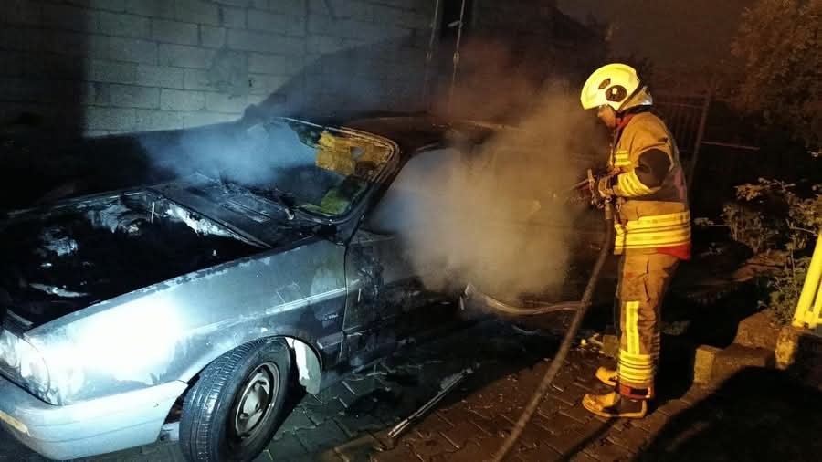 D&ouml;rtyol&rsquo;da  otomobil yangını
