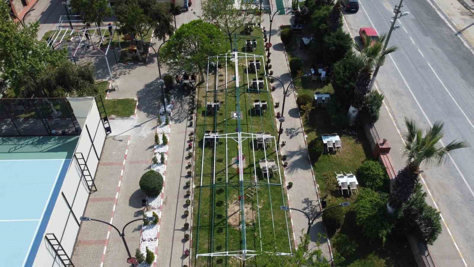 Bozdoğan&rsquo;da sosyal alanlarda d&uuml;zenleme &ccedil;alışmaları devam ediyor
