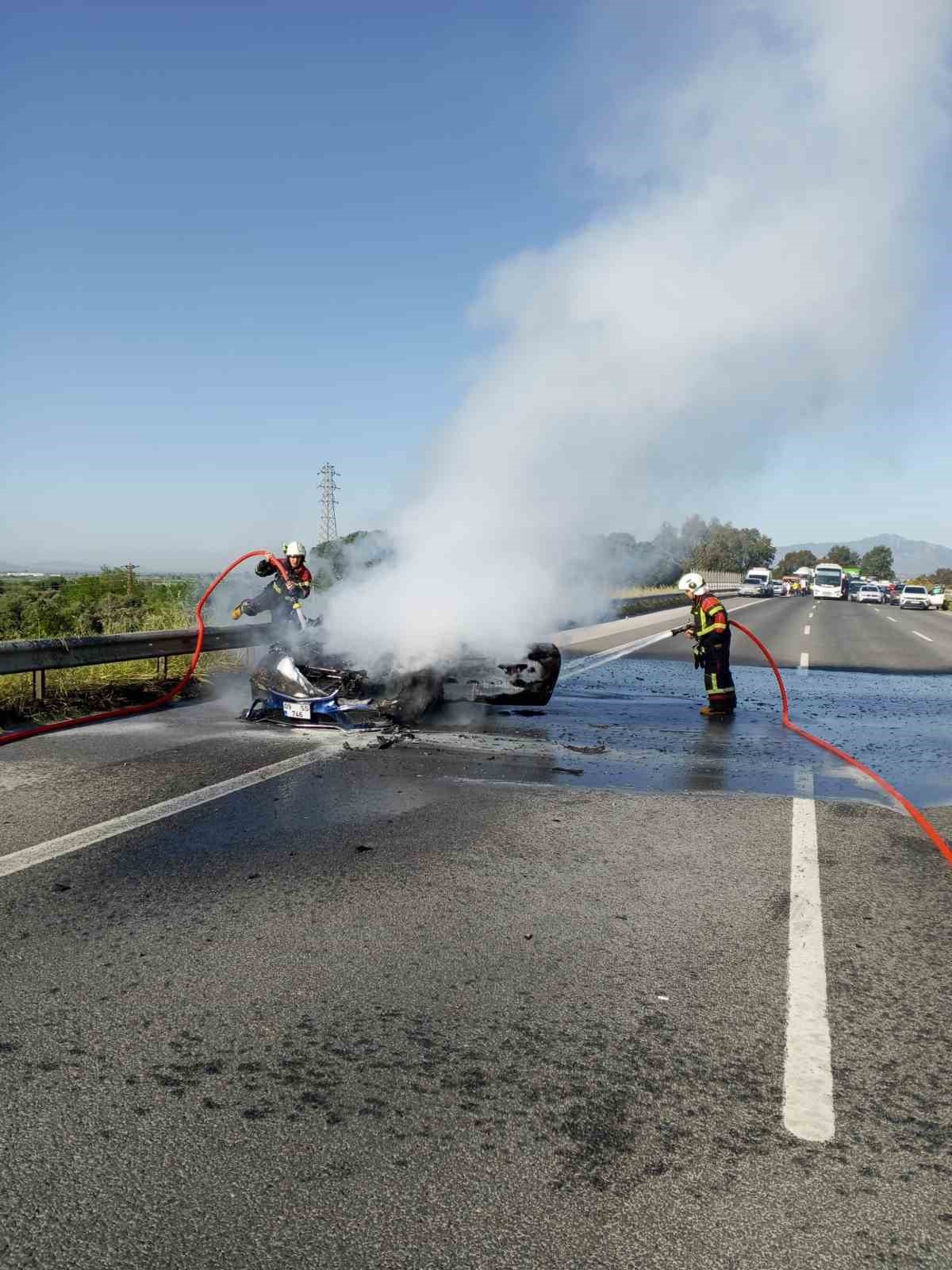 Germencik&rsquo;te ara&ccedil; k&uuml;le d&ouml;nd&uuml;
