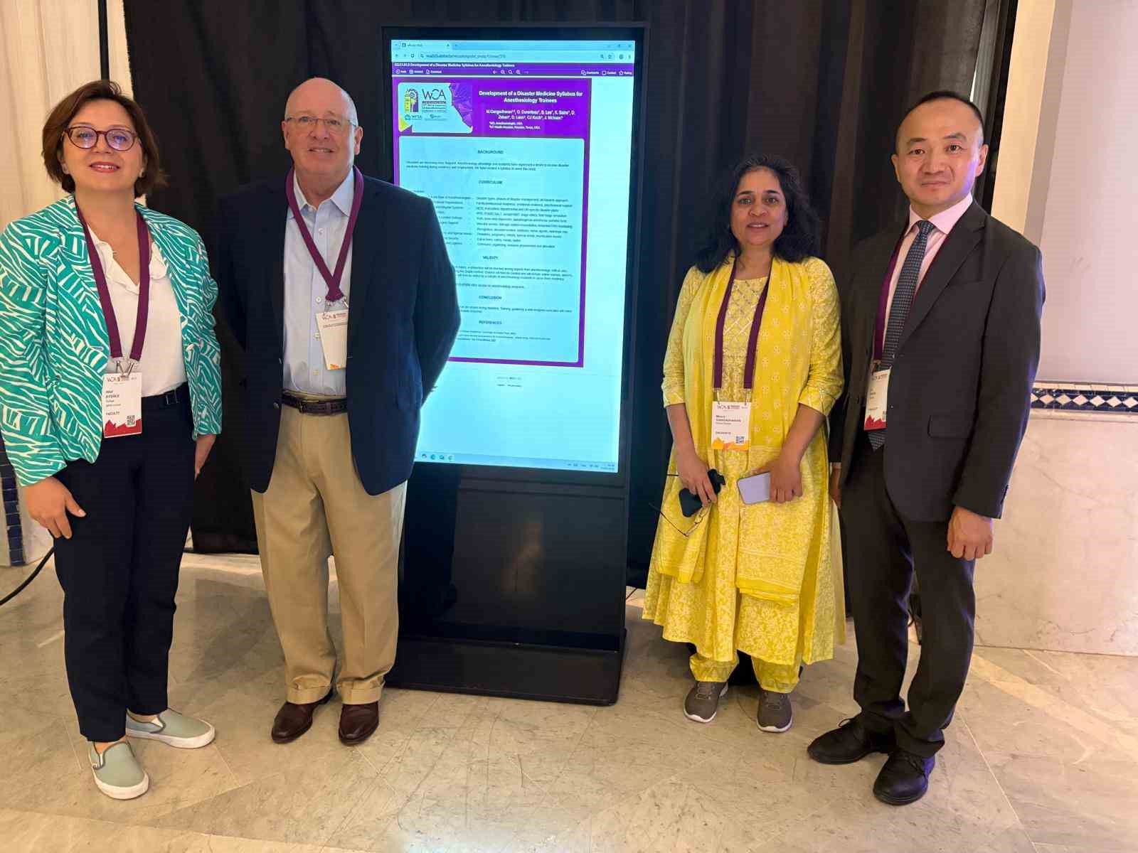 D&uuml;nya Anestezi Kongresi&rsquo;nde BEUN&rsquo;u gururlandıran temsil
