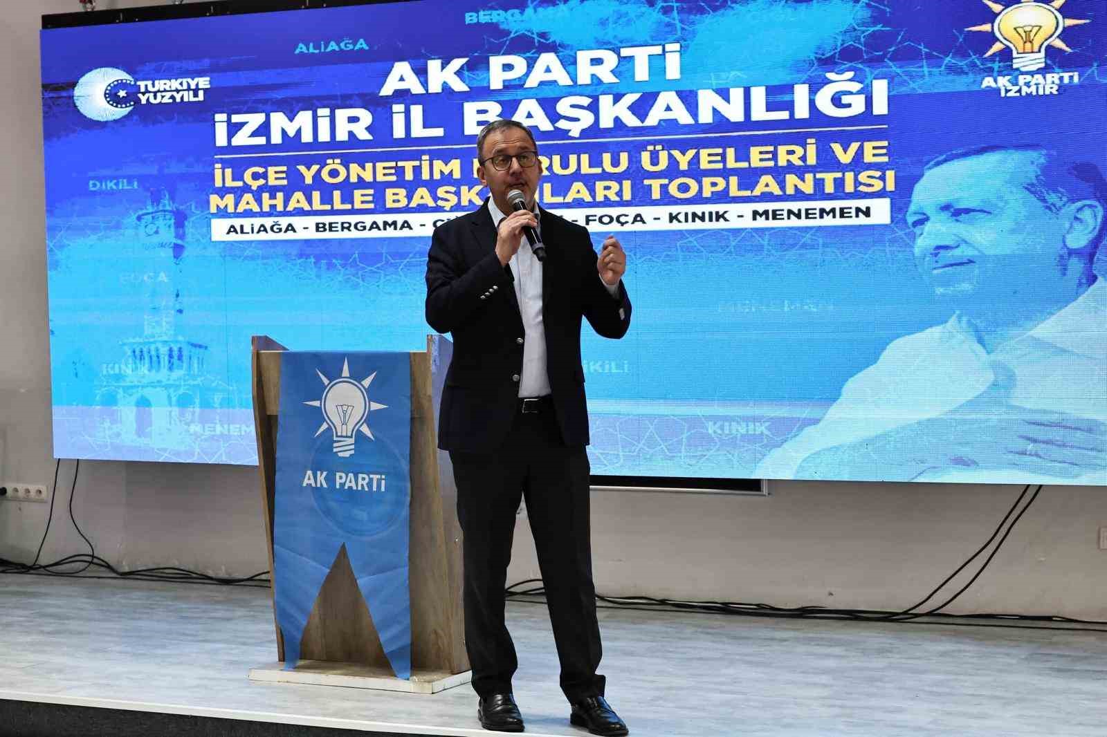 Kasapoğlu: "İzmir, mecliste daha fazla AK Partili milletvekili ile temsil edilmeli"