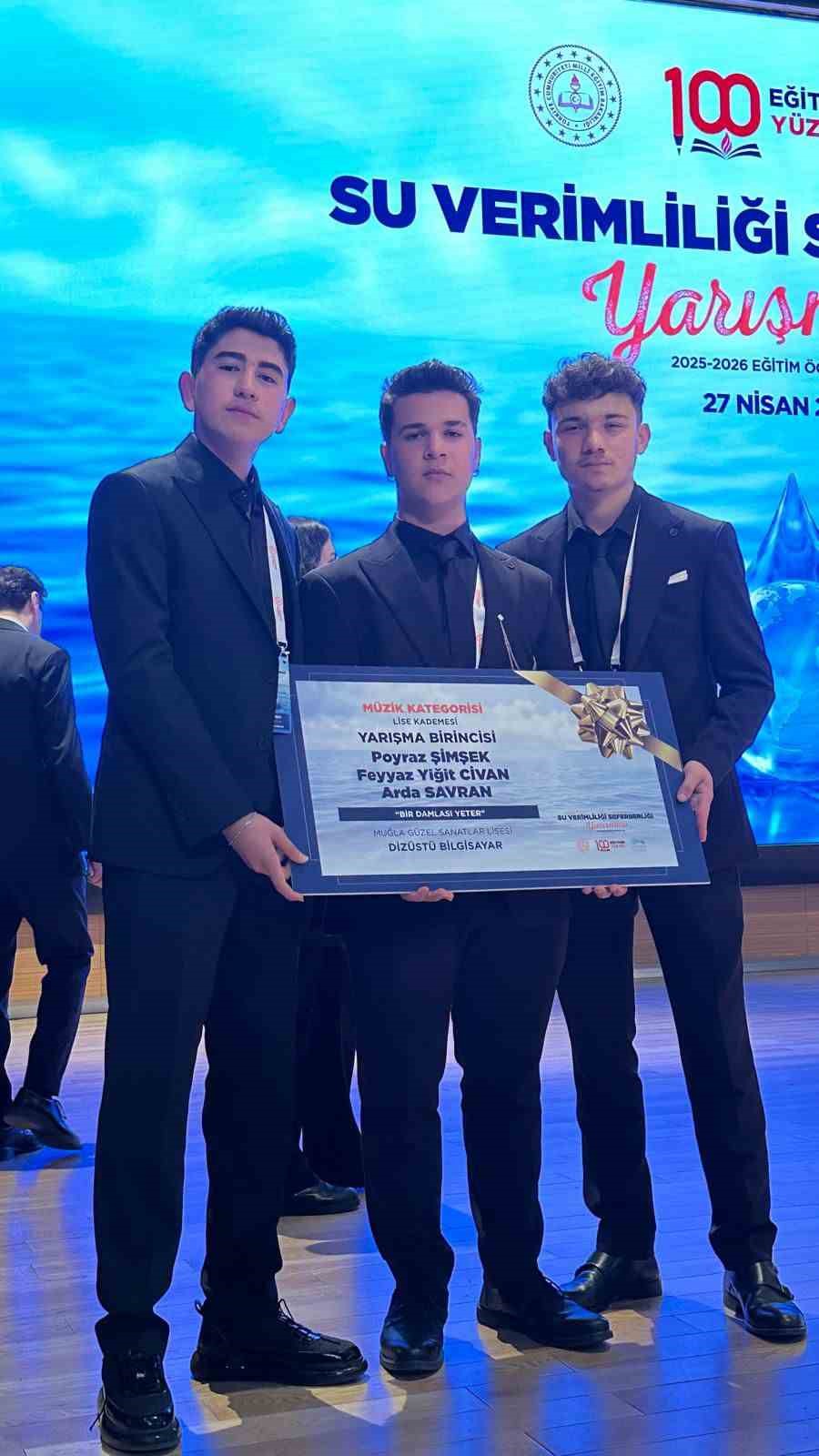 Muğla&rsquo;nın gen&ccedil; yetenekleri T&uuml;rkiye şampiyonu oldu
