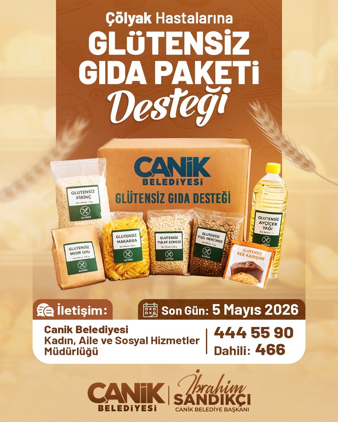 Canik Belediyesi&rsquo;nden &ccedil;&ouml;lyak hastalarına destek
