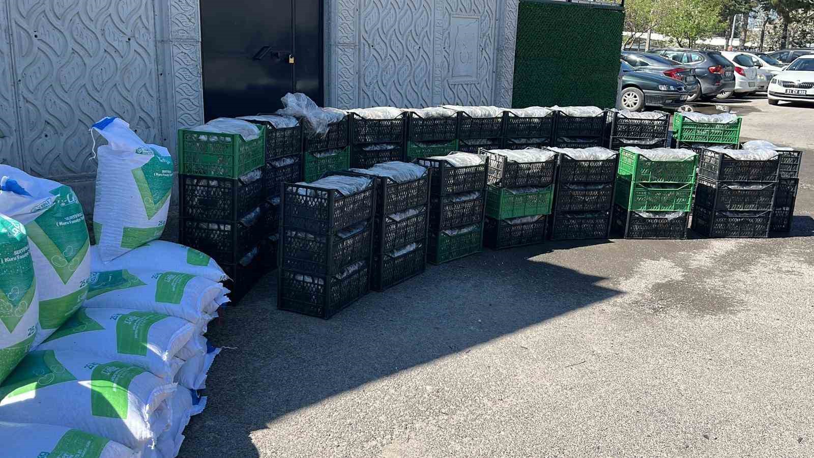 Niğde&rsquo;de &uuml;reticilere tohum ve &ccedil;ilek fidesi desteği: 522 &uuml;reticiye dağıtım yapıldı
